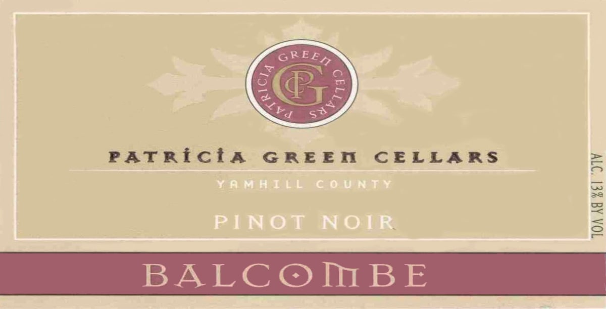 Patricia Green Balcombe Pinot Noir 2009 Front Label