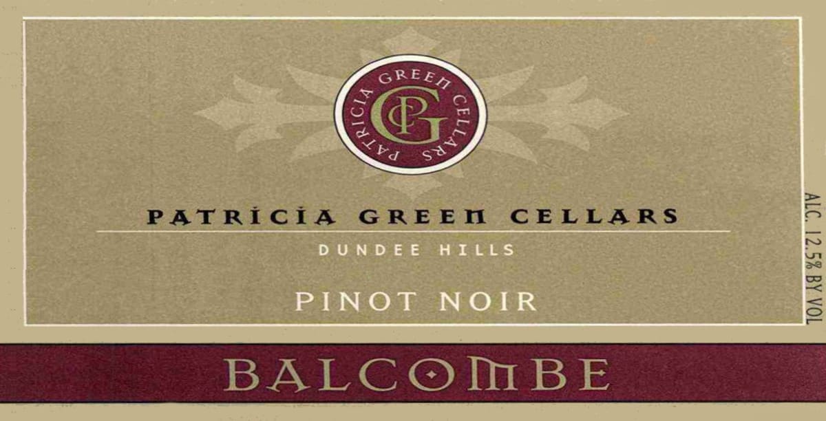 Patricia Green Balcombe Pinot Noir 2012 Front Label
