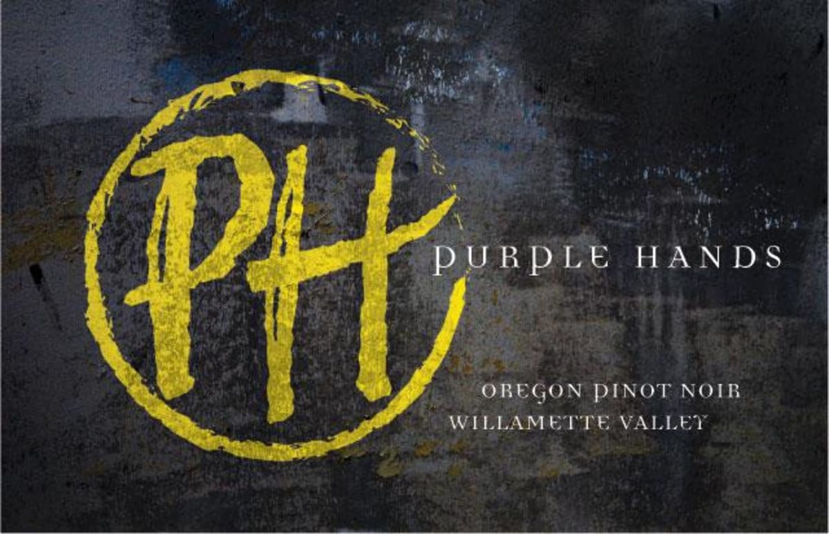 Purple Hands Willamette Valley Pinot Noir 2012 Front Label