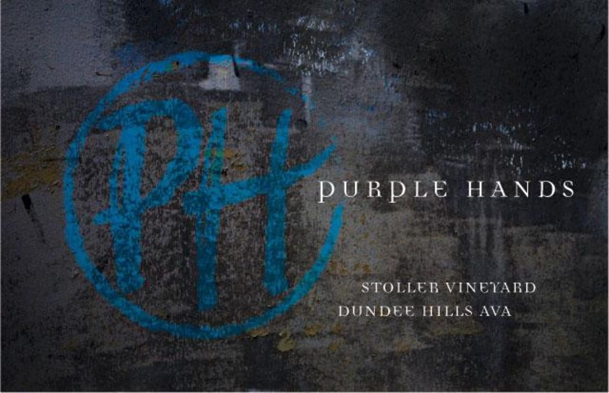 Purple Hands Stoller Vineyard Pinot Noir 2012 Front Label