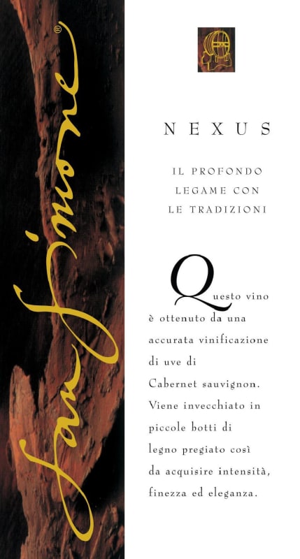 San Simone Friuli Grave Nexus Cabernet Sauvignon 2011 Front Label