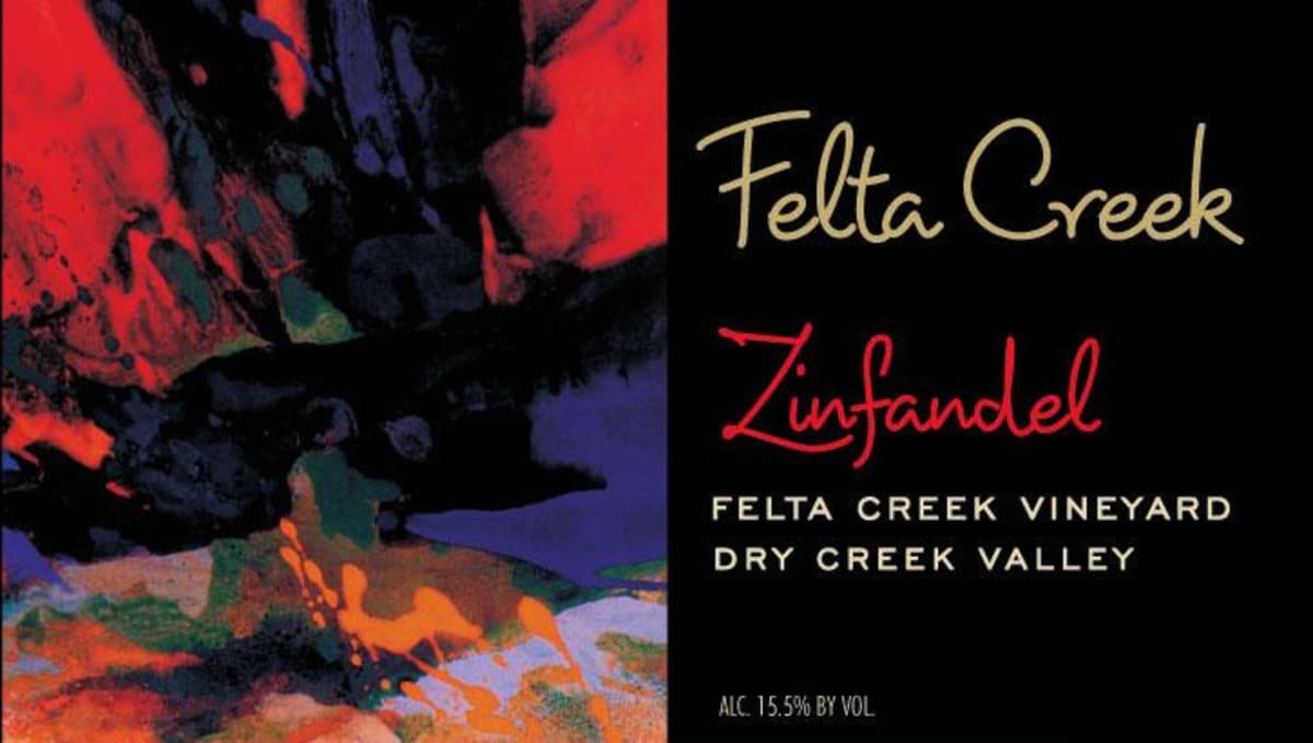De La Montanya Winery Felta Creek Vineyard Zinfandel 2007 Front Label