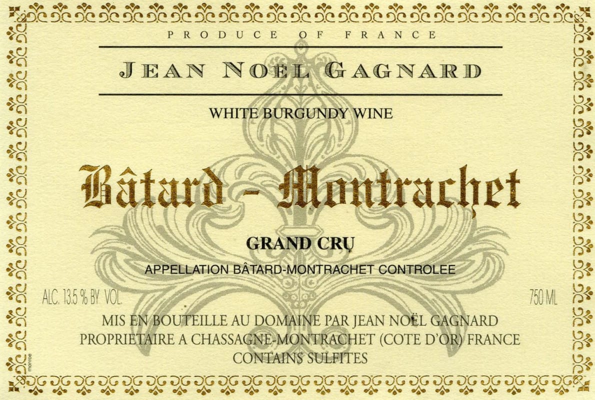 Jean-Noel Gagnard Batard-Montrachet Grand Cru 2005 Front Label