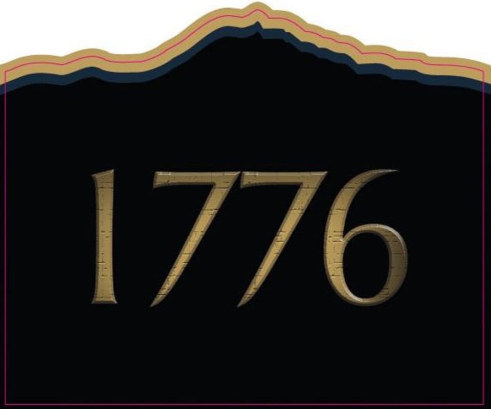 De La Montanya Winery 1776 Zinfandel 2010 Front Label