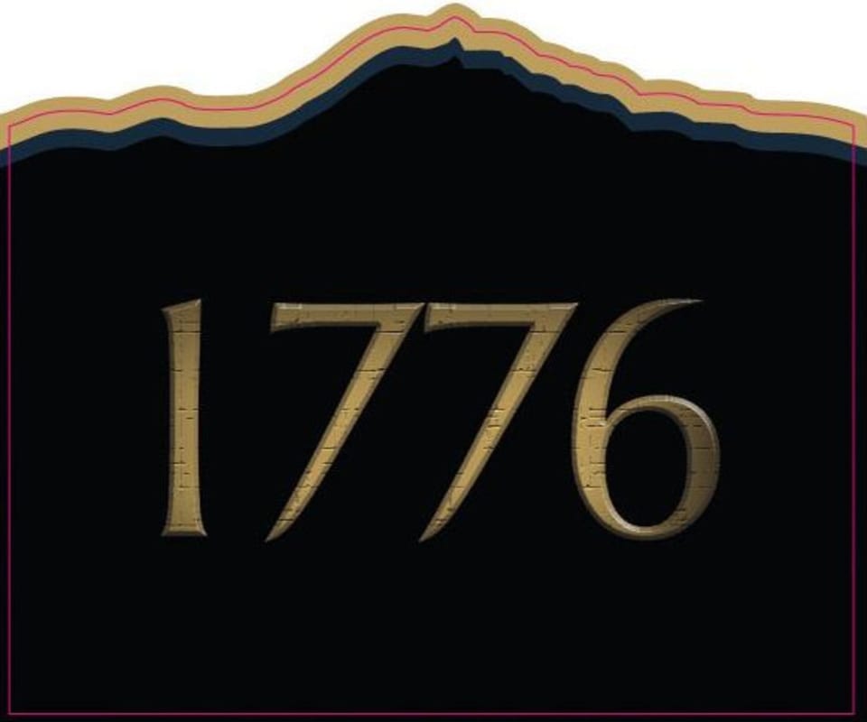 De La Montanya Winery 1776 Zinfandel 2008 Front Label
