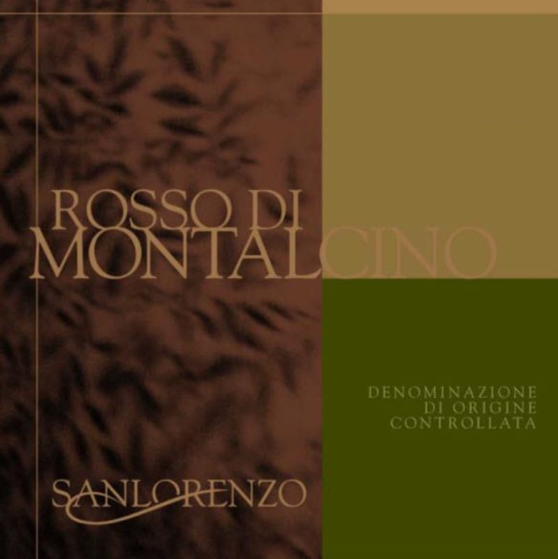 Sanlorenzo Rosso di Montalcino 2012 Front Label
