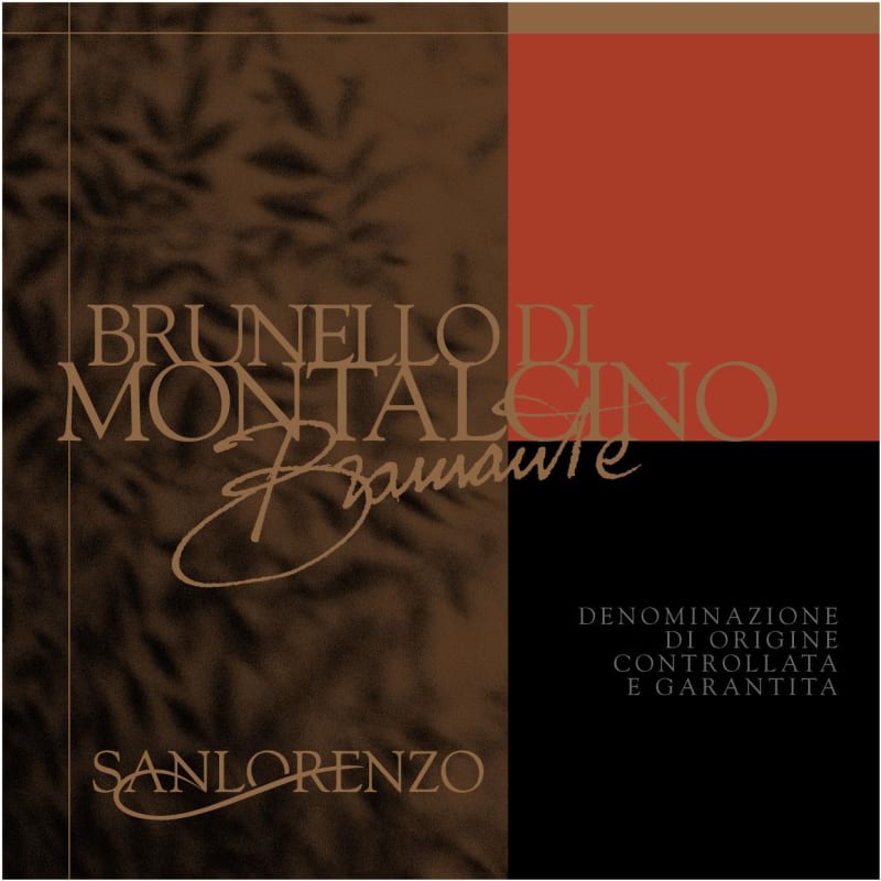 Sanlorenzo Brunello di Montalcino Bramante 2008 Front Label