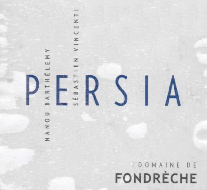 Domaine de Fondreche Cotes du Ventoux Persia 2013 Front Label