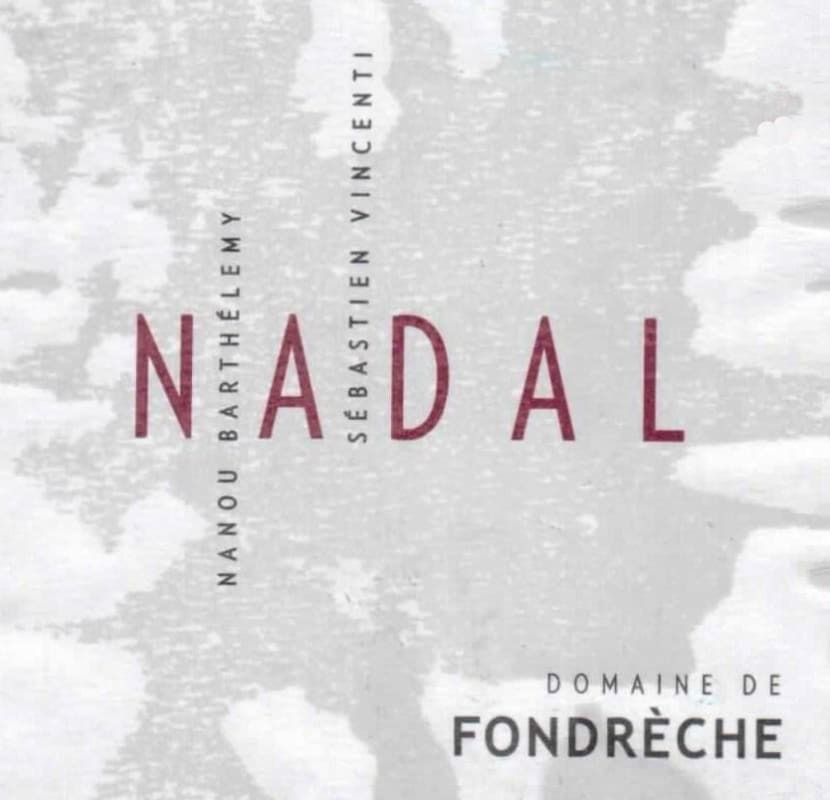 Domaine de Fondreche Ventoux Cuvee Nadal 2012 Front Label