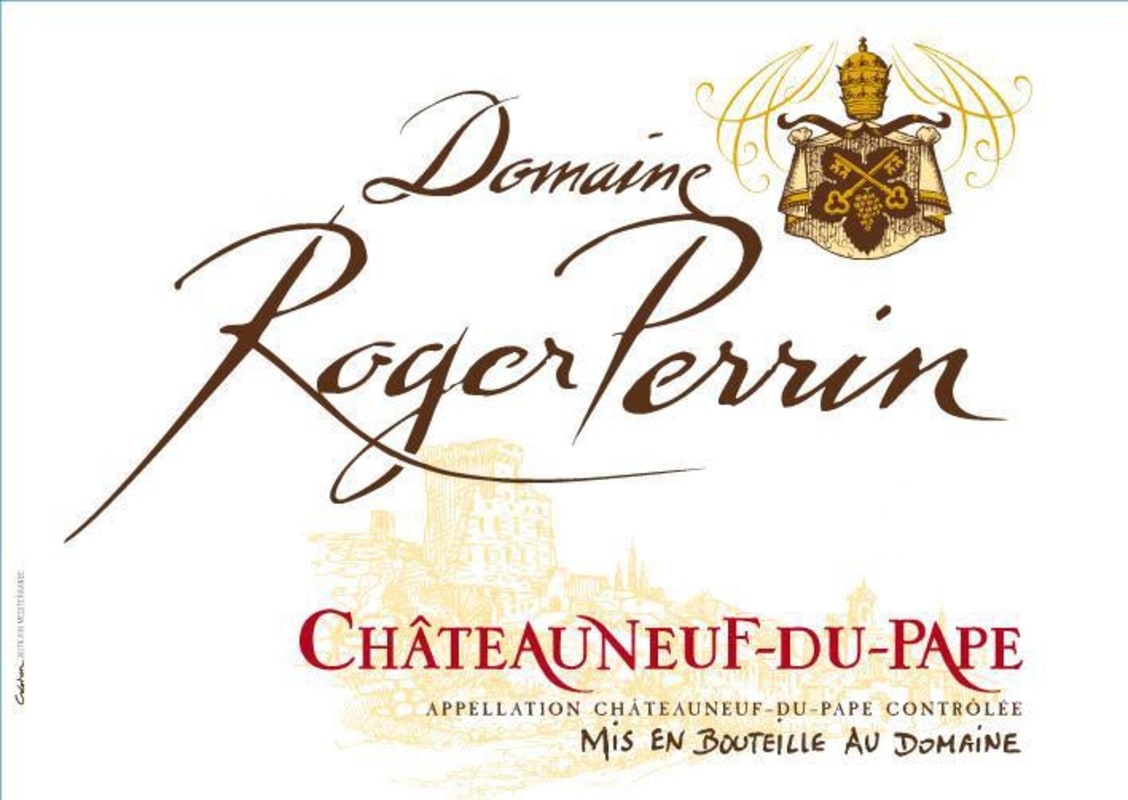 Roger Perrin Chateauneuf-du-Pape 2012 Front Label