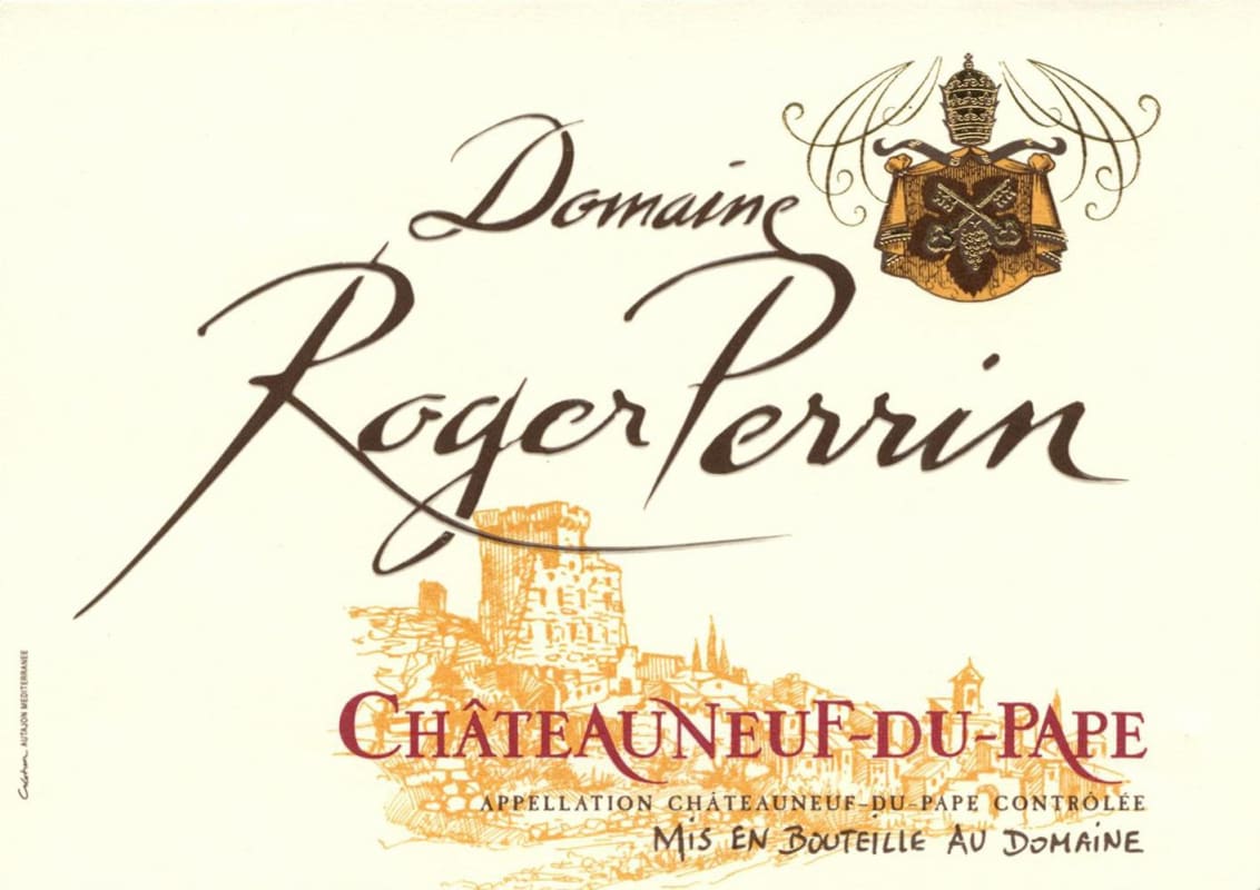 Roger Perrin Chateauneuf-du-Pape 2009 Front Label