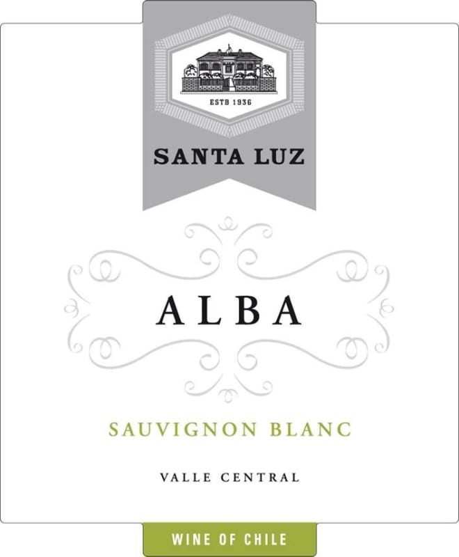 Santa Luz Wines Alba Sauvignon Blanc 2013 Front Label