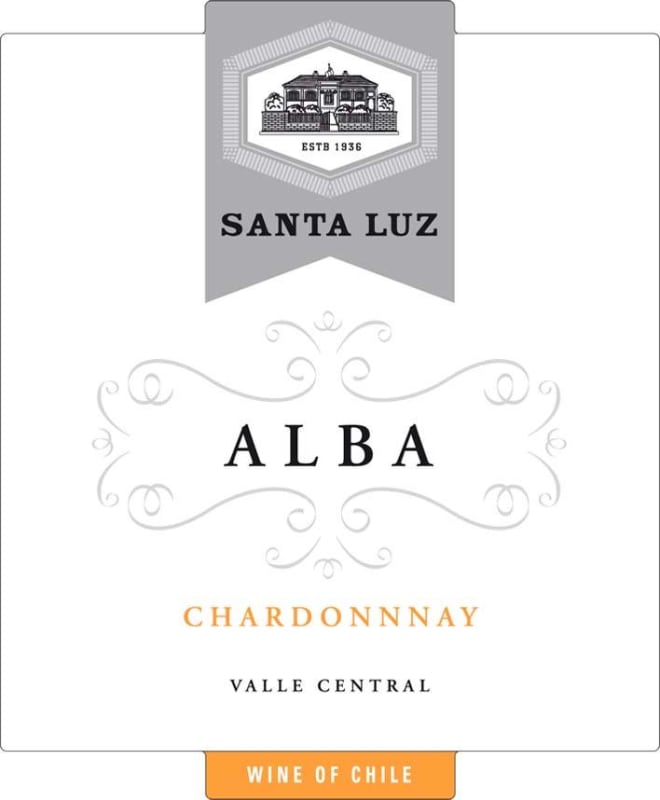 Santa Luz Wines Alba Chardonnay 2015 Front Label