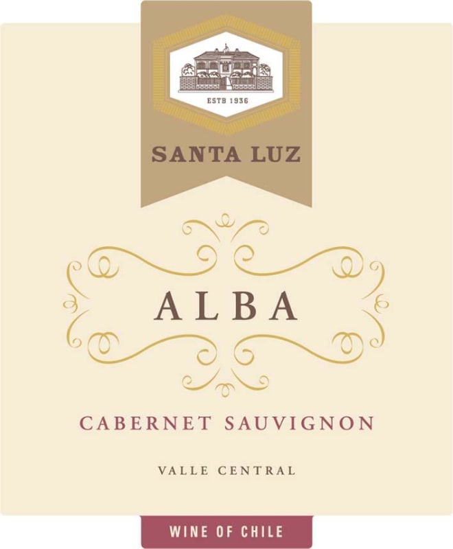 Santa Luz Wines Alba Cabernet Sauvignon 2015 Front Label