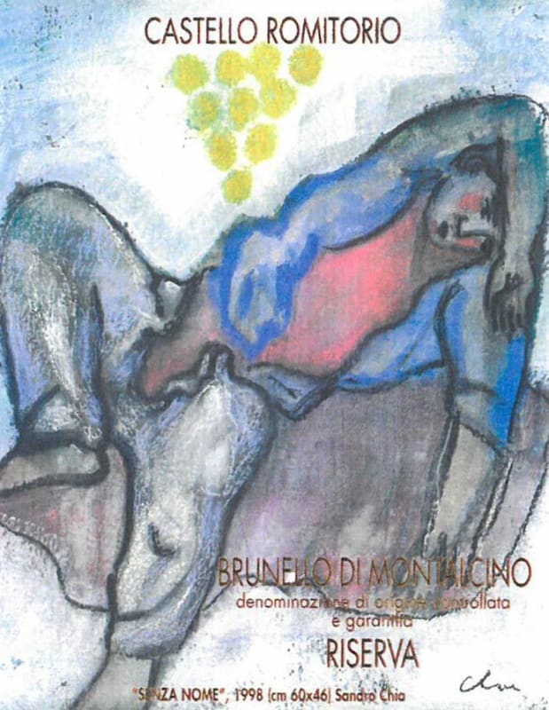 Castello Romitorio Brunello di Montalcino Riserva 2010 Front Label