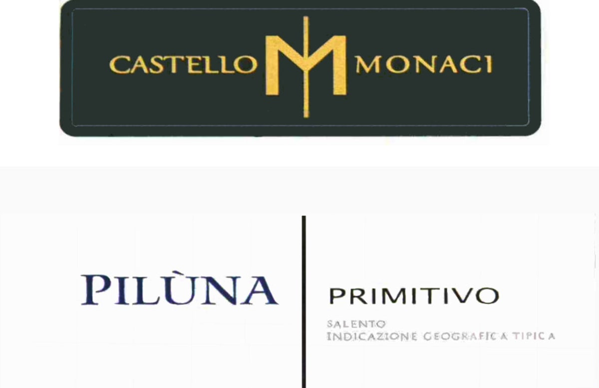 Castello Monaci Piluna Primitivo 2013 Front Label