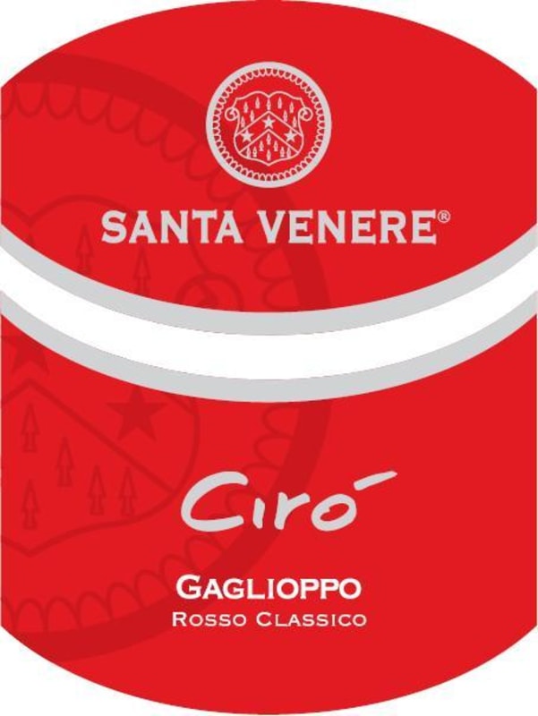 Santa Venere Ciro Classico Rosso 2015 Front Label