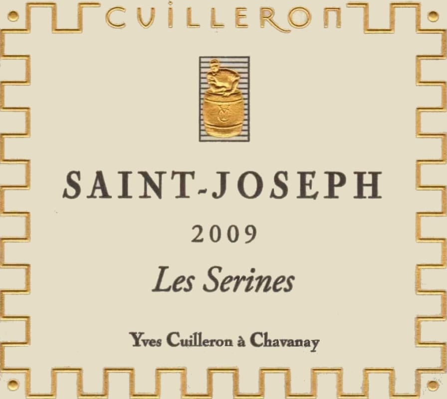 Yves Cuilleron Saint-Joseph Les Serines 2009 Front Label