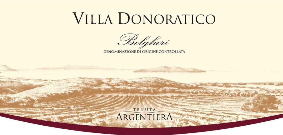 Argentiera Villa Donoratico 2008 Front Label