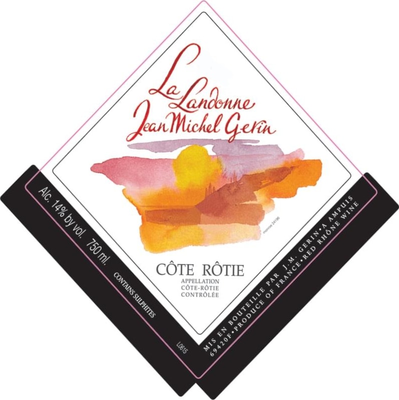 Dom. Jean-Michel Gerin Cote Roti La Landonne 2010 Front Label