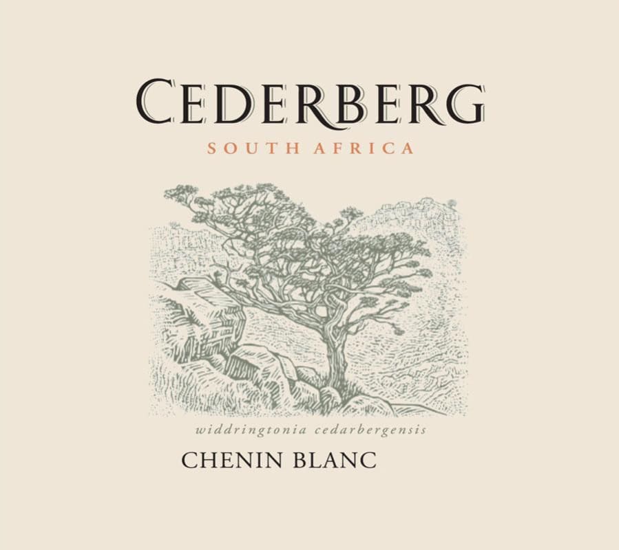 Cederberg Chenin Blanc 2015 Front Label