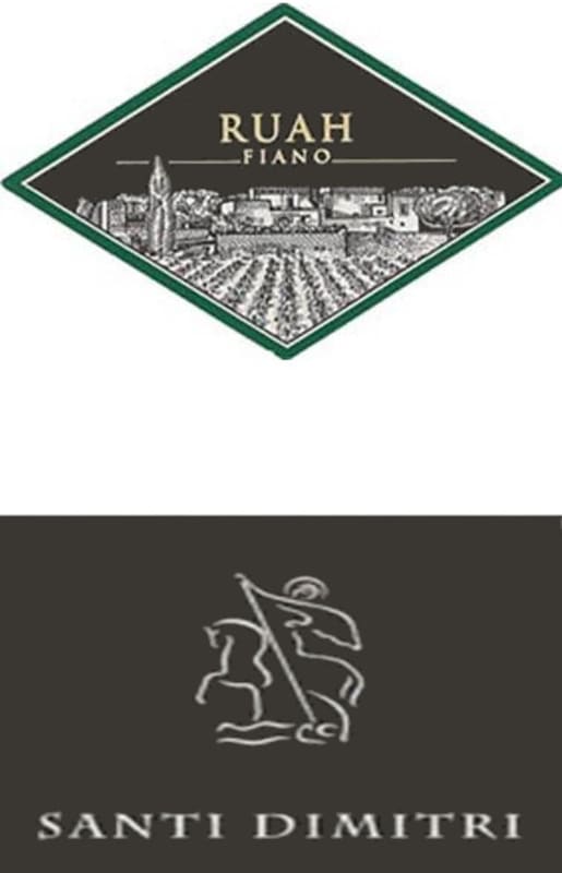 Santi Dimitri Salento Ruah Fiano 2015 Front Label