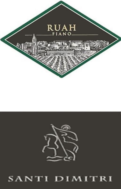 Santi Dimitri Salento Ruah Fiano 2010 Front Label