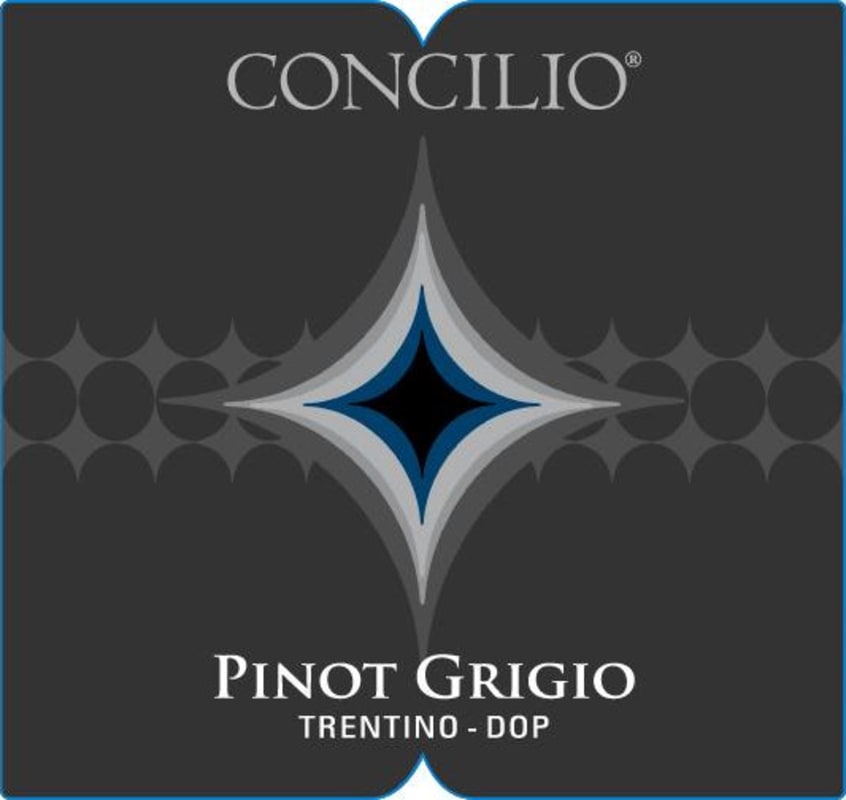 Concilio Trentino Pinot Grigio 2012 Front Label