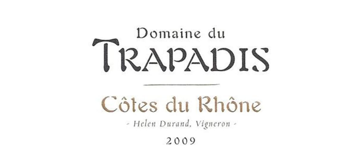 Domaine du Trapadis Cotes du Rhone 2009 Front Label