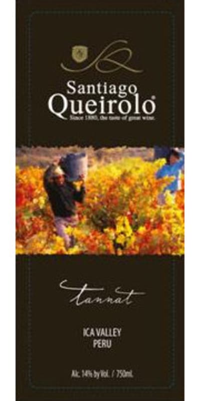 Santiago Queirolo Tannat 2014 Front Label