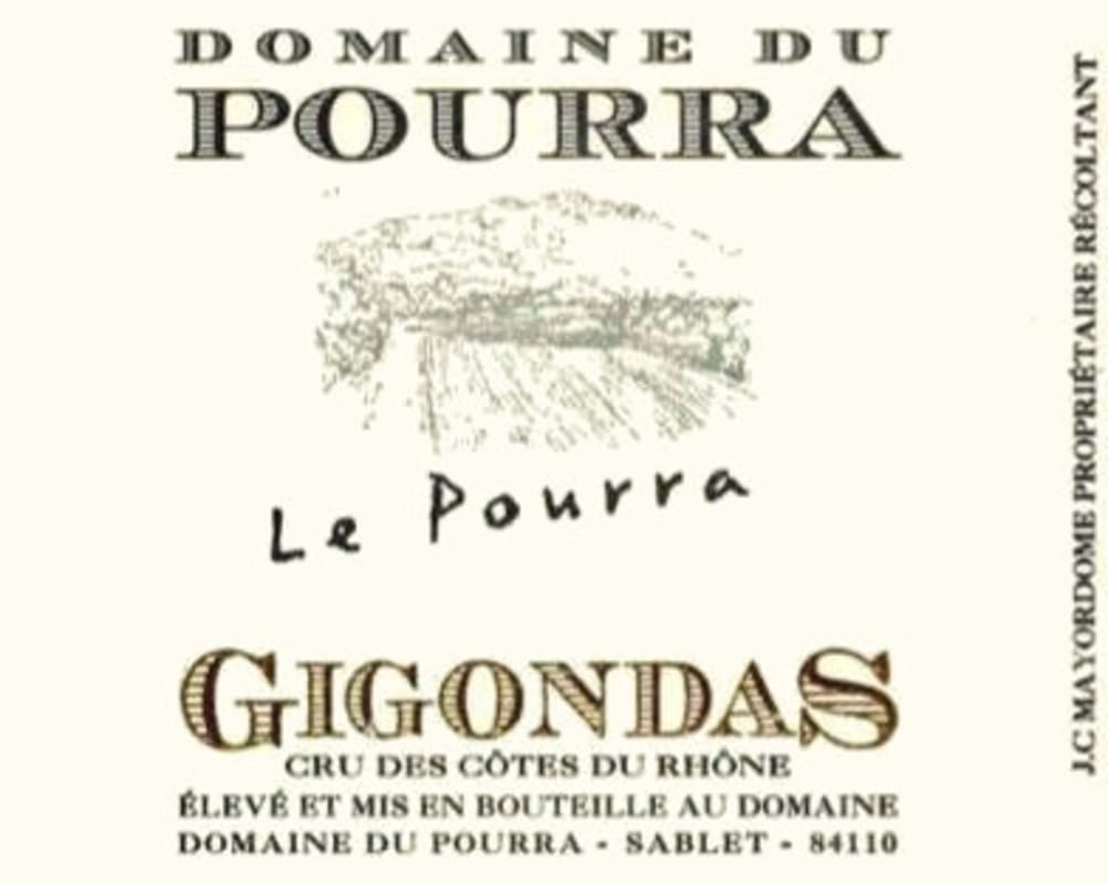 Dom. Du Pourra Gigondas Le Pourra 2004 Front Label