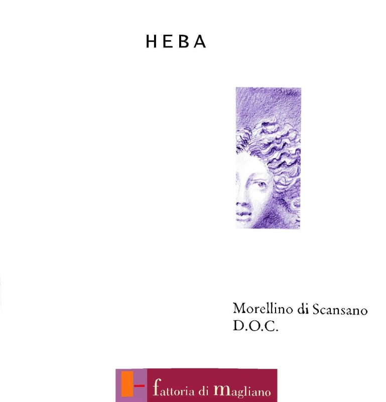 Fattoria di Magliano Morellino di Scansano Heba 2013 Front Label