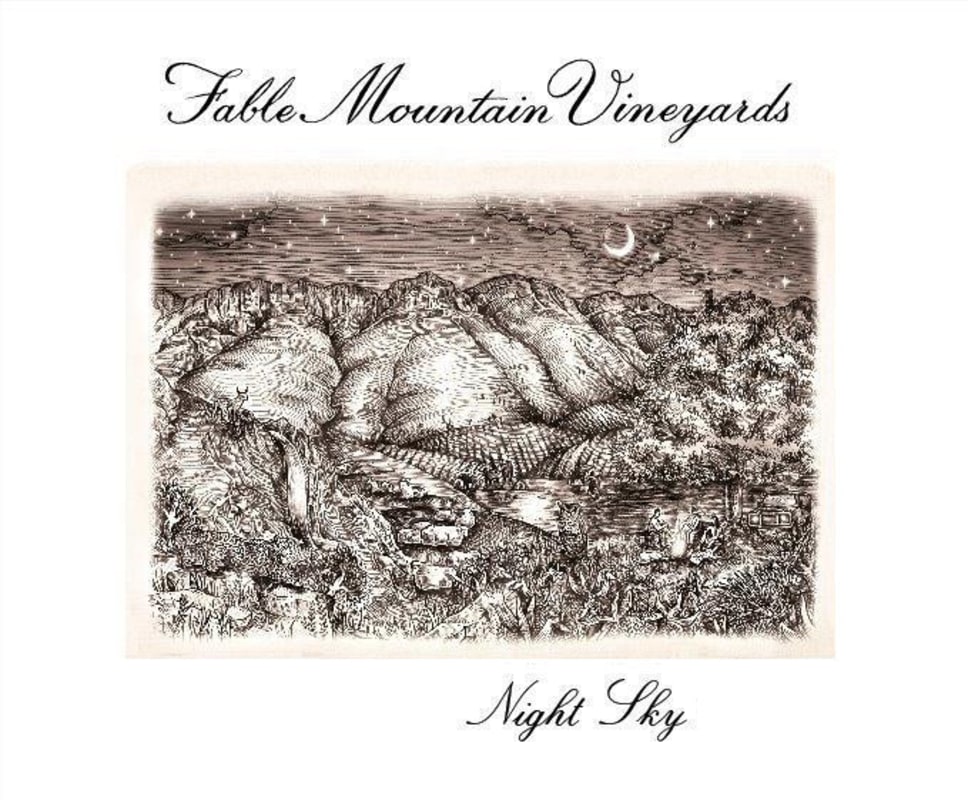 Fable Mountain Vineyards Night Sky 2012 Front Label