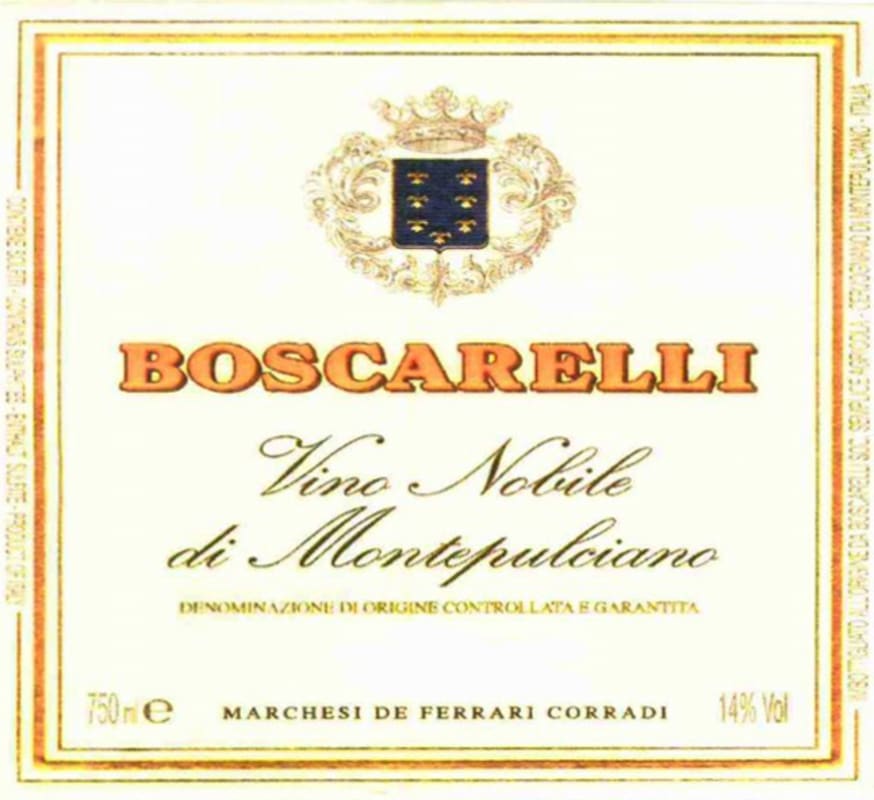 Boscarelli Vino Nobile di Montepulciano 2010 Front Label