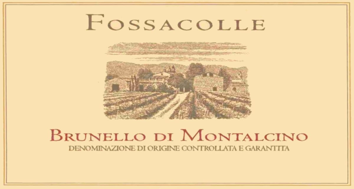 Fossacolle Brunello di Montalcino 2007 Front Label