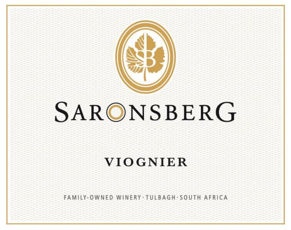 Saronsberg Viognier 2015 Front Label