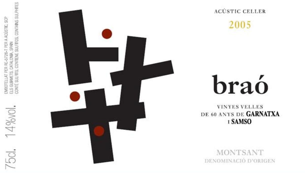 Acustic Celler Brao 2005 Front Label