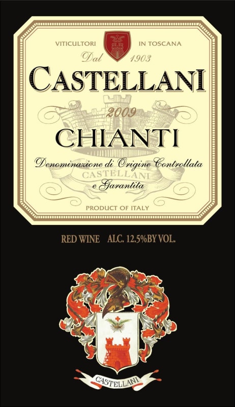 Castellani Chianti 2009 Front Label