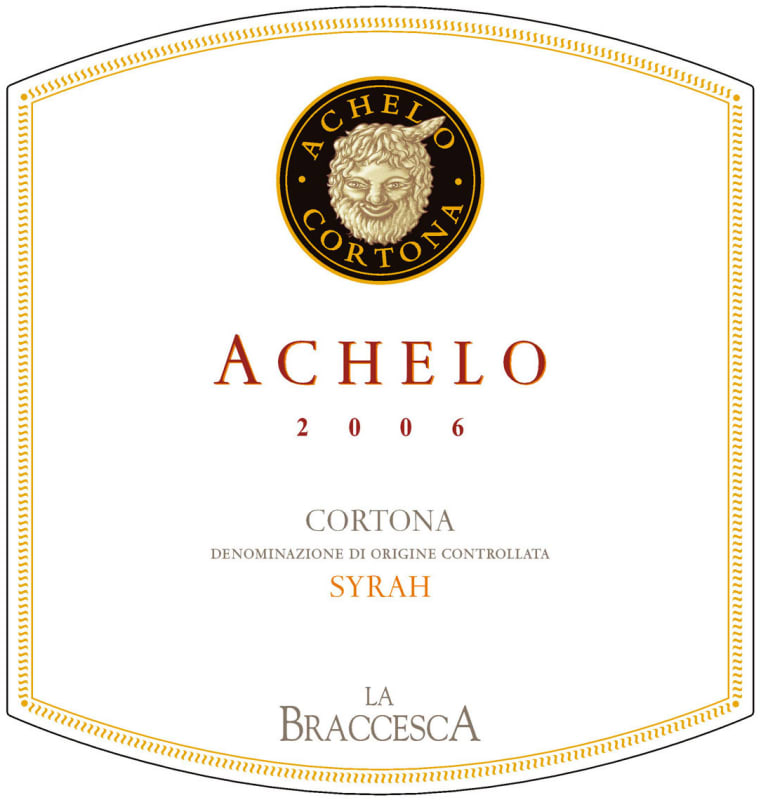 La Braccesca Cortona Achelo Syrah 2006 Front Label