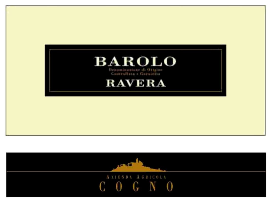 Elvio Cogno Barolo Ravera 2008 Front Label