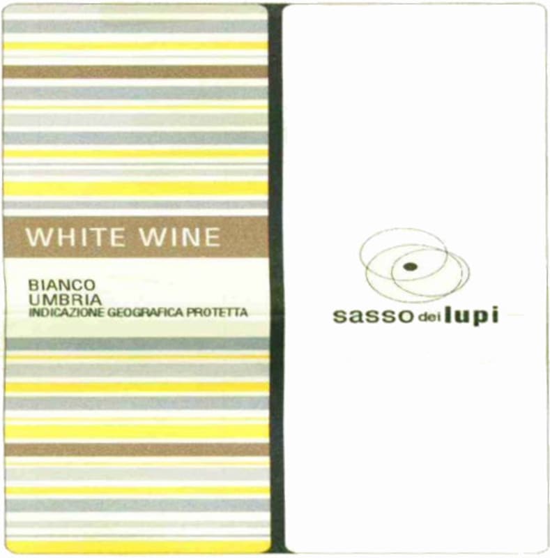 Sasso dei Lupi Umbria Bianco 2012 Front Label