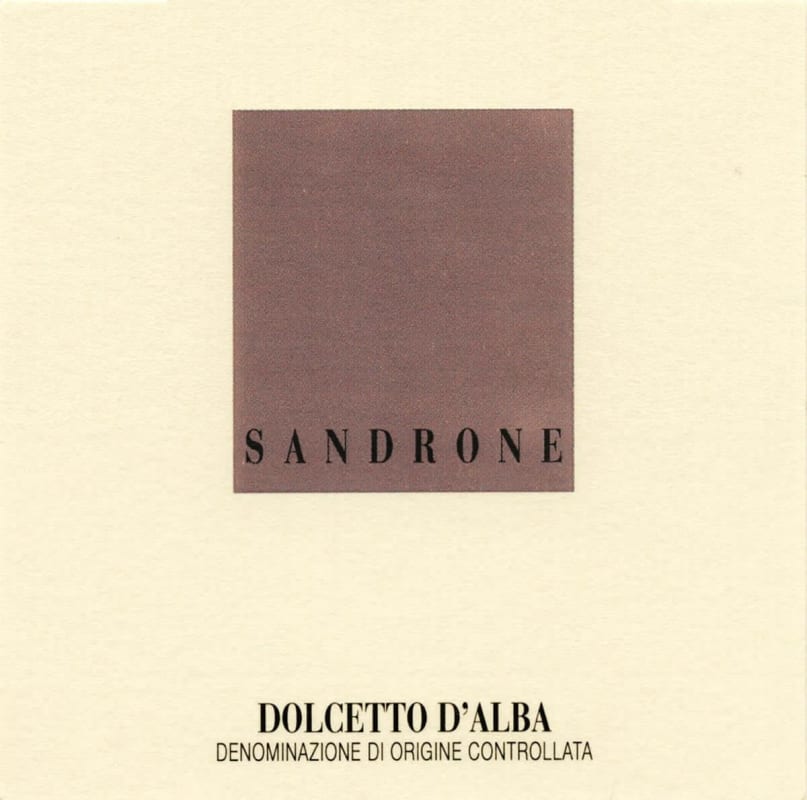 Sandrone Dolcetto d'Alba 2004 Front Label