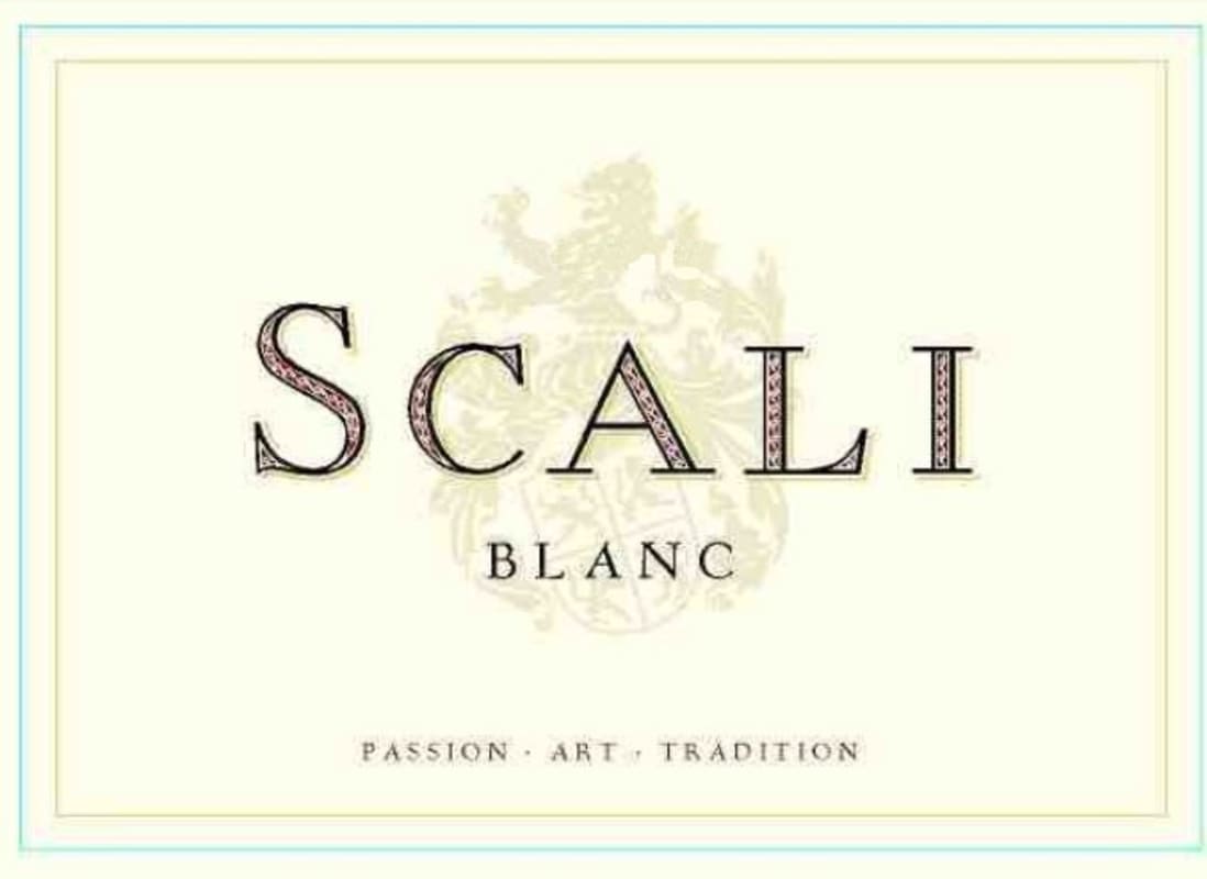 Scali Wines Blanc 2009 Front Label