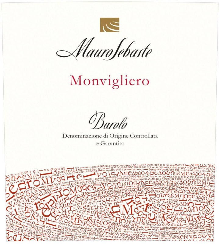 Mauro Sebaste Barolo Monvigliero 2007 Front Label