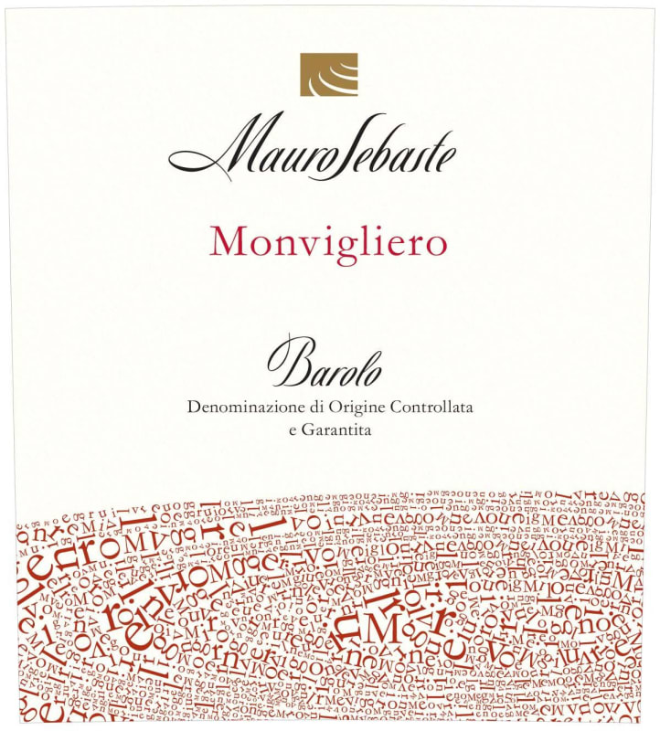 Mauro Sebaste Barolo Monvigliero 2008 Front Label
