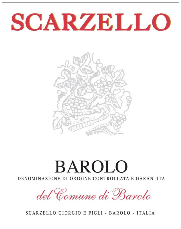 Scarzello Barolo del Comune di Barolo 2008 Front Label