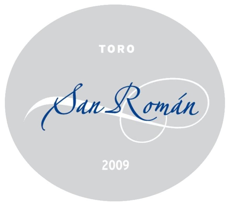 Bodega San Roman Toro 2009 Front Label