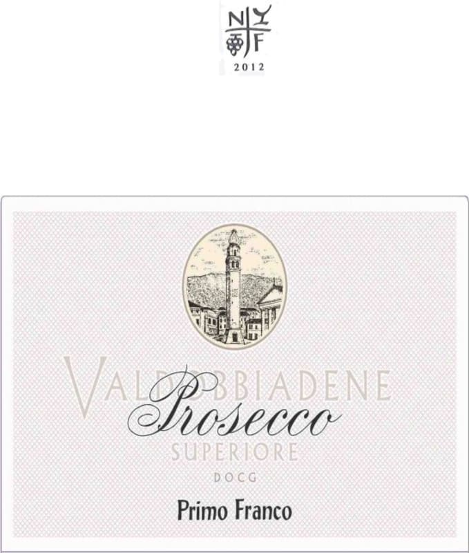 Nino Franco Primo Franco Prosecco 2012 Front Label