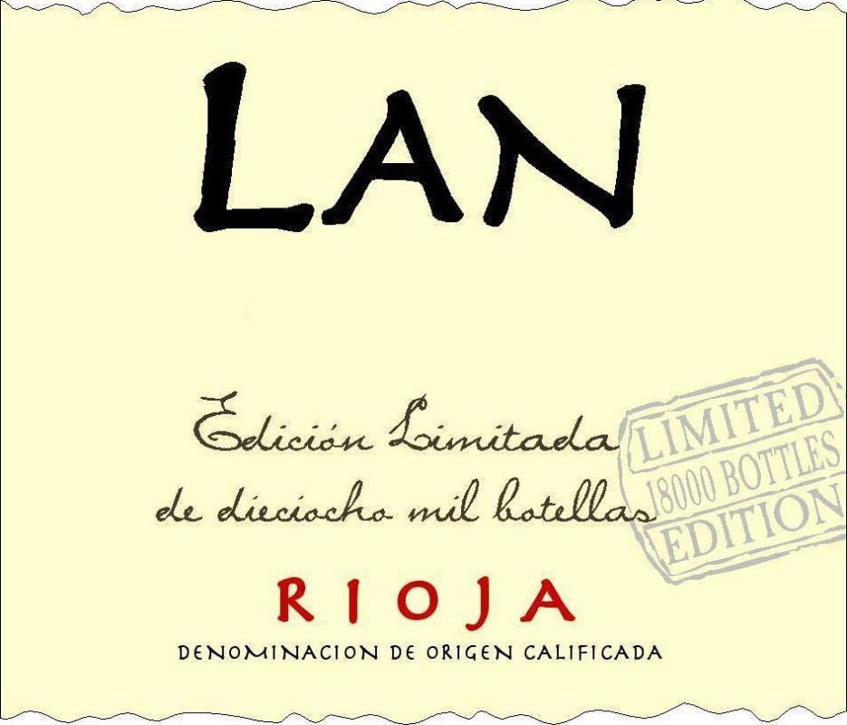 Bodegas Lan Edicion Limitada 2008 Front Label