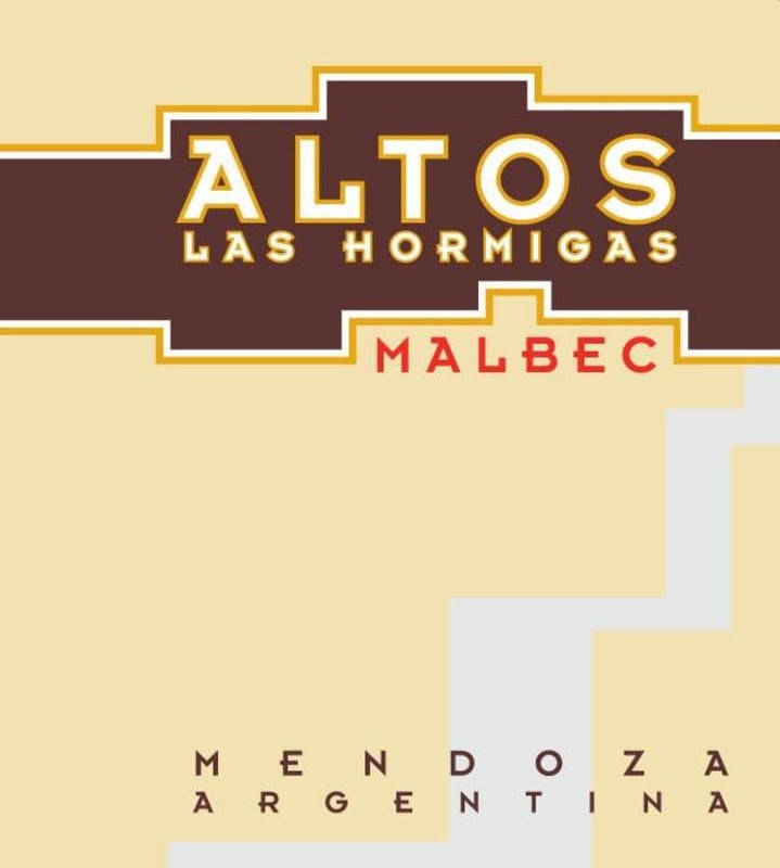 Altos Las Hormigas Malbec 2010 Front Label